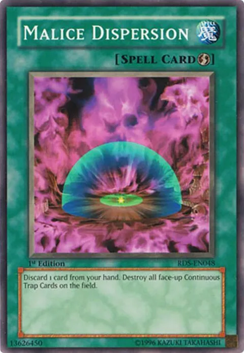 Malice Dispersion RDS-EN048 Unlimited Yu-Gi-Oh card from Rise of Destiny
