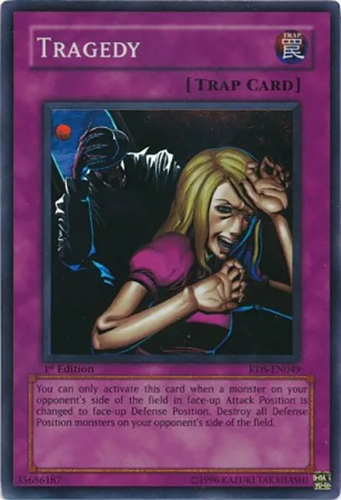 Tragedy RDS-EN049 Yu-Gi-Oh card from Rise of Destiny