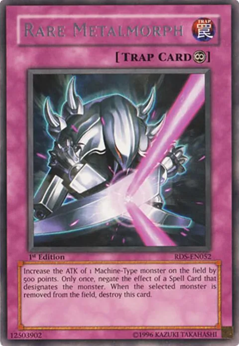 Rare Metalmorph RDS-EN052 Yu-Gi-Oh card from Rise of Destiny