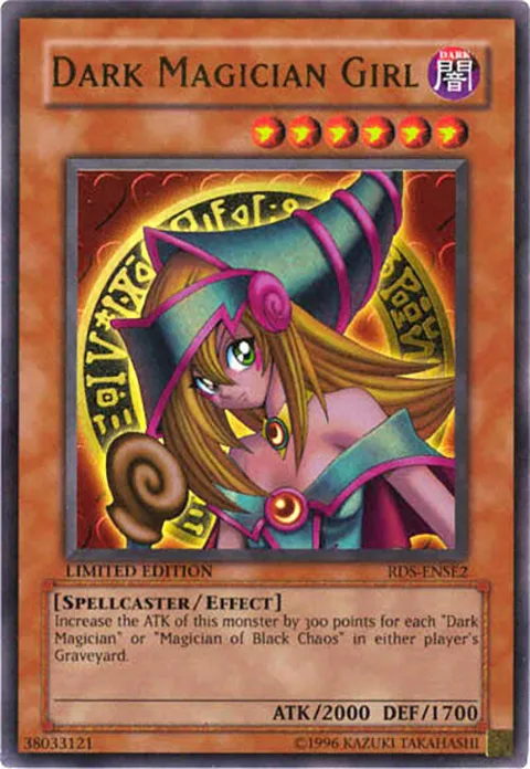 Dark Magician Girl RDS-ENSE2 Yu-Gi-Oh card from Rise of Destiny Special Edition