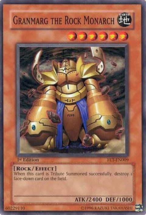 Granmarg the Rock Monarch FET-EN009 Unlimited Yu-Gi-Oh card from Flaming Eternity