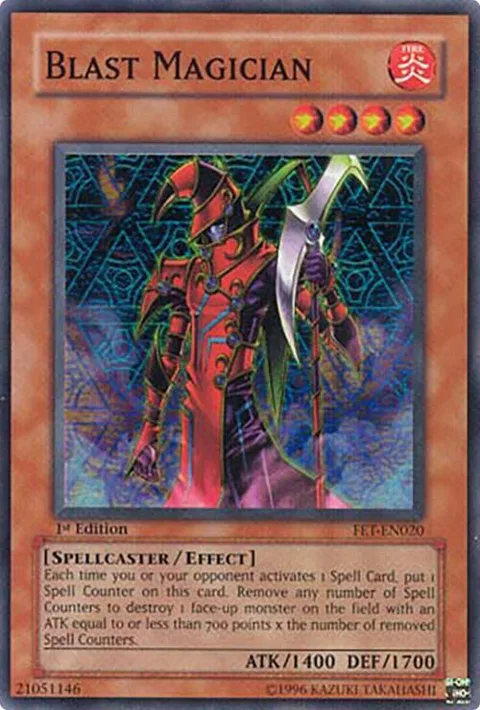 Blast Magician FET-EN020 Unlimited Yu-Gi-Oh card from Flaming Eternity