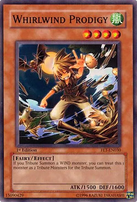 Whirlwind Prodigy FET-EN030 Unlimited Yu-Gi-Oh card from Flaming Eternity