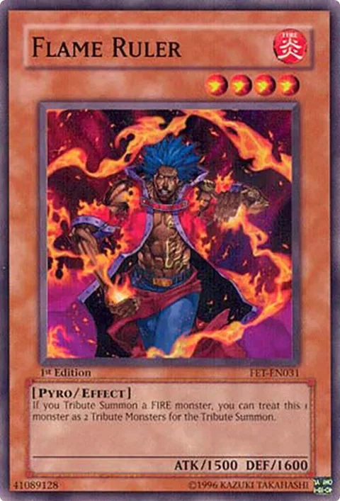 Flame Ruler FET-EN031 Unlimited Yu-Gi-Oh card from Flaming Eternity