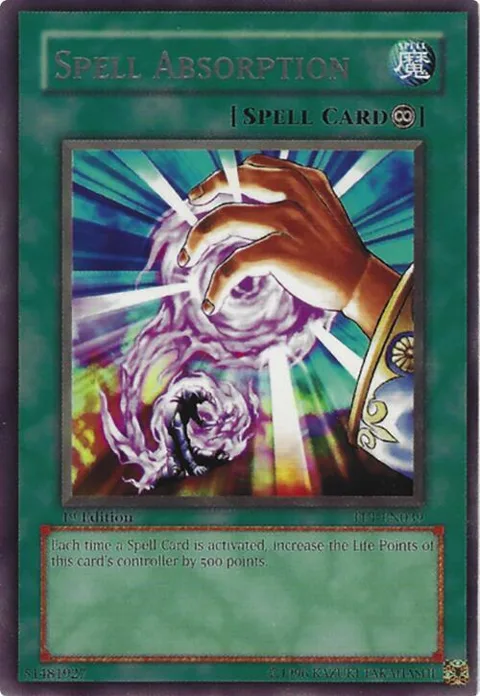 Spell Absorption FET-EN039 Unlimited Yu-Gi-Oh card from Flaming Eternity