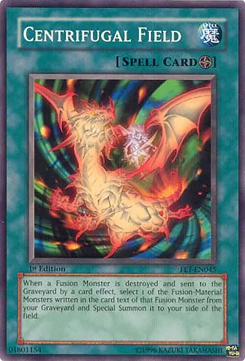 Centrifugal Field FET-EN045 1st Edition Yu-Gi-Oh card from Flaming Eternity
