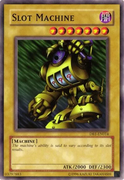 Slot Machine DB1-EN014 Yu-Gi-Oh card from Dark Beginning 1
