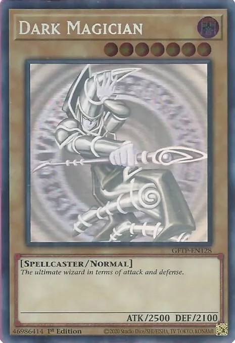 Dark Magician Ghost Rare GFTP-EN128 Yu-Gi-Oh card from Ghosts From the Past