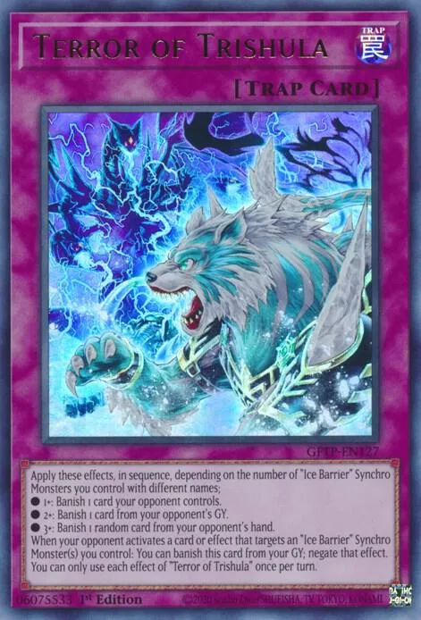 Terror of Trishula GFTP-EN127 Yu-Gi-Oh card from Ghosts From the Past