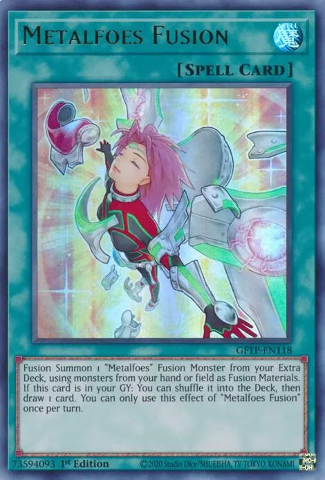 Metalfoes Fusion GFTP-EN118 Yu-Gi-Oh card from Ghosts From the Past