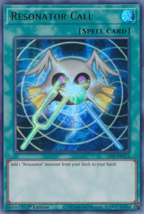 Resonator Call GFTP-EN115 Yu-Gi-Oh card from Ghosts From the Past