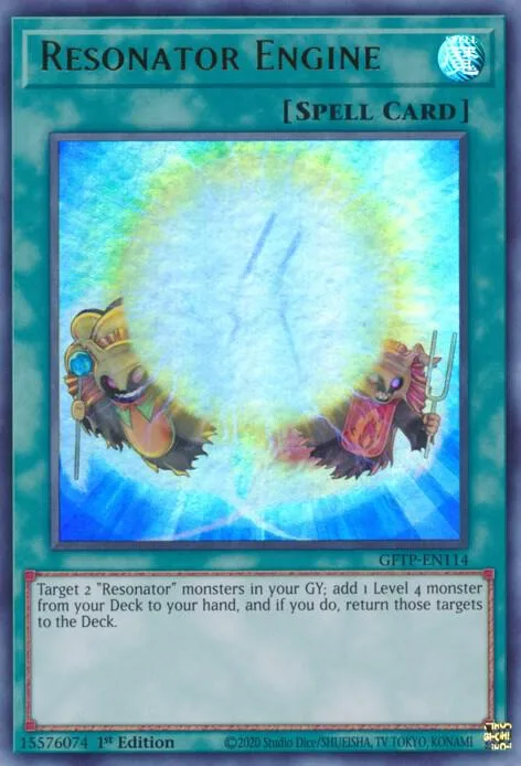 Resonator Engine GFTP-EN114 Yu-Gi-Oh card from Ghosts From the Past