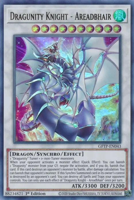 Dragunity Knight - Areadbhair GFTP-EN043 Yu-Gi-Oh card from Ghosts From the Past