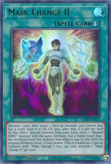 Mask Change II GFTP-EN113 Yu-Gi-Oh card from Ghosts From the Past