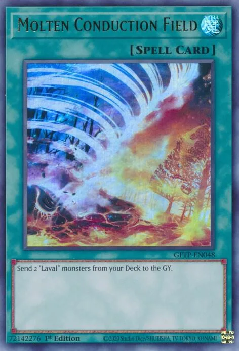 Molten Conduction Field GFTP-EN048 Yu-Gi-Oh card from Ghosts From the Past