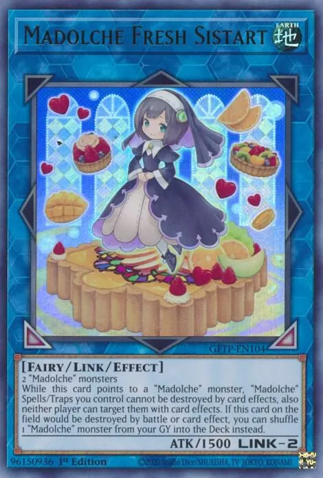 Madolche Fresh Sistart GFTP-EN104 Yu-Gi-Oh card from Ghosts From the Past