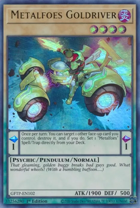 Metalfoes Goldriver GFTP-EN102 Yu-Gi-Oh card from Ghosts From the Past