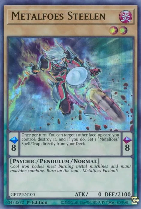 Metalfoes Steelen GFTP-EN100 Yu-Gi-Oh card from Ghosts From the Past