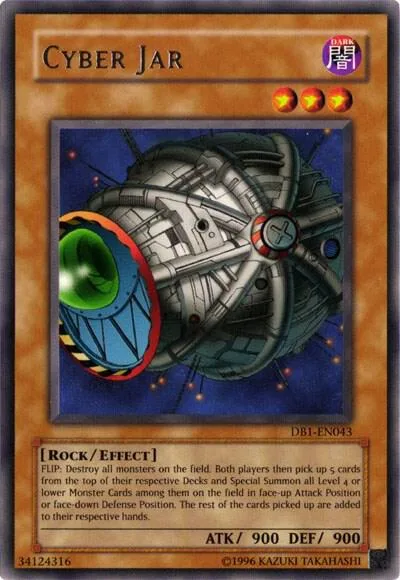 Cyber Jar DB1-EN043 Yu-Gi-Oh card from Dark Beginning 1