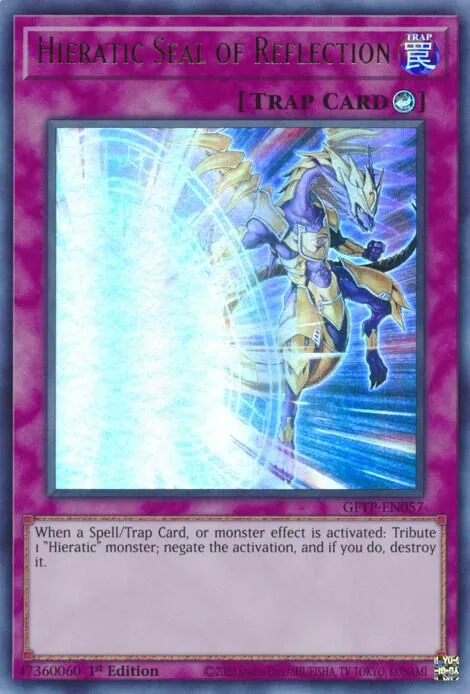 Hieratic Seal of Reflection GFTP-EN057 Yu-Gi-Oh card from Ghosts From the Past