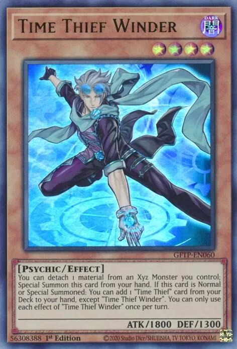 Time Thief Winder GFTP-EN060 Yu-Gi-Oh card from Ghosts From the Past