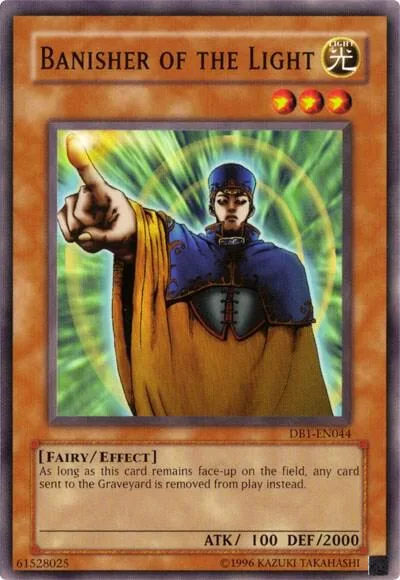 Banisher of the Light DB1-EN044 Yu-Gi-Oh card from Dark Beginning 1