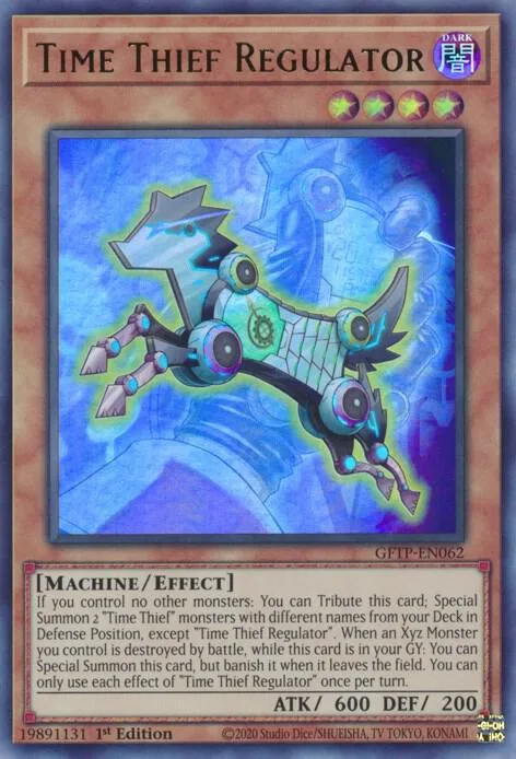 Time Thief Regulator GFTP-EN062 Yu-Gi-Oh card from Ghosts From the Past