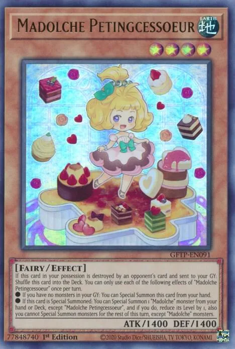Madolche Petingcessoeur GFTP-EN091 Yu-Gi-Oh card from Ghosts From the Past
