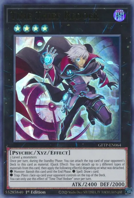 Time Thief Redoer GFTP-EN064 Yu-Gi-Oh card from Ghosts From the Past