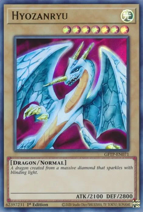 Hyozanryu GFTP-EN071 Yu-Gi-Oh card from Ghosts From the Past