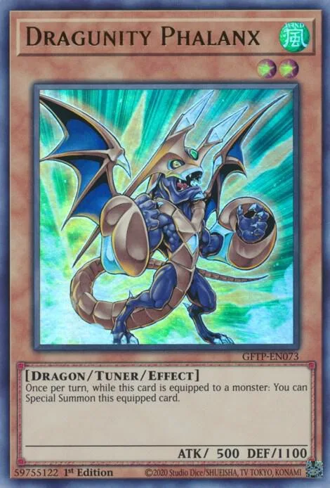 Dragunity Phalanx GFTP-EN073 Yu-Gi-Oh card from Ghosts From the Past