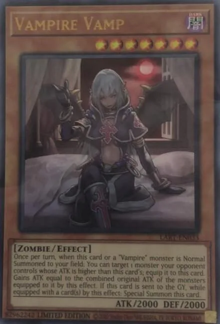 Vampire Vamp LART-EN033 Yu-Gi-Oh card from The Lost Art Promotion