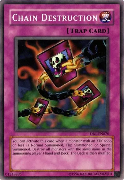 Chain Destruction DB1-EN070 Yu-Gi-Oh card from Dark Beginning 1