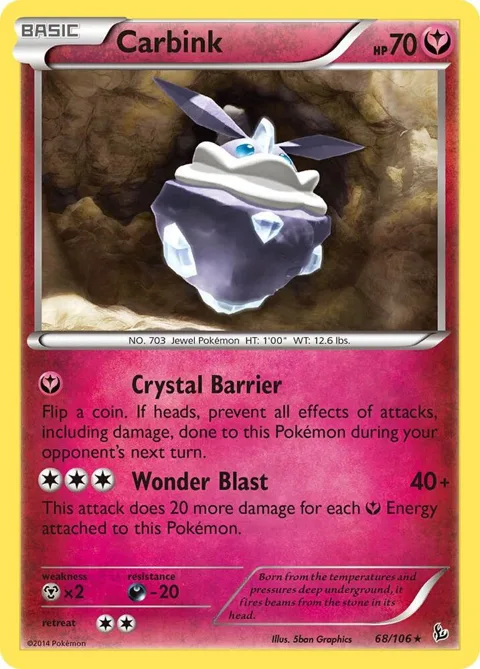 Carbink - 68/106 #068/106 Pokémon card from Deck Exclusives