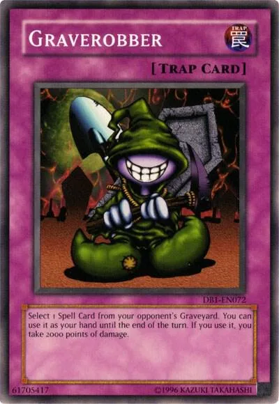 Graverobber DB1-EN072 Yu-Gi-Oh card from Dark Beginning 1