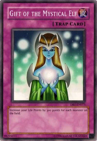 Gift of The Mystical Elf DB1-EN073 Yu-Gi-Oh card from Dark Beginning 1