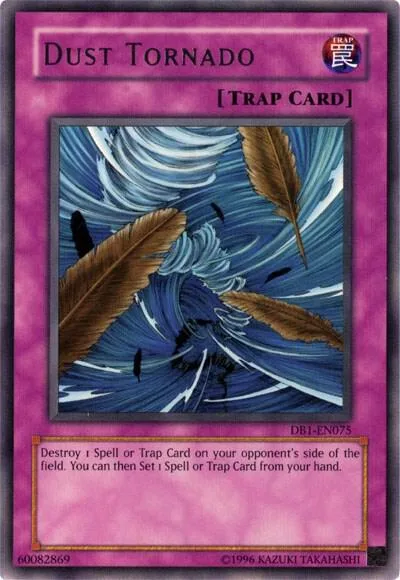 Dust Tornado DB1-EN075 Yu-Gi-Oh card from Dark Beginning 1