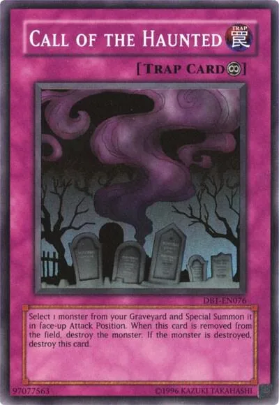 Call Of The Haunted DB1-EN076 Yu-Gi-Oh card from Dark Beginning 1