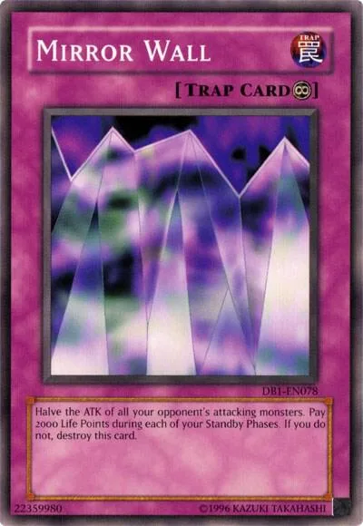 Mirror Wall DB1-EN078 Yu-Gi-Oh card from Dark Beginning 1