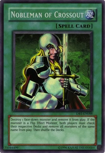 Nobleman of Crossout DB1-EN088 Yu-Gi-Oh card from Dark Beginning 1