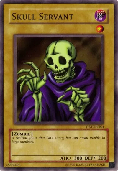 Skull Servant DB1-EN101 Yu-Gi-Oh card from Dark Beginning 1