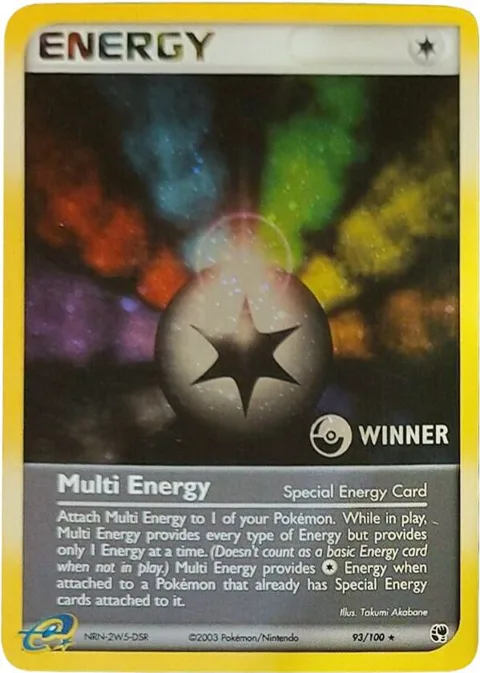 Multi Energy Special - 93/100 [Winner] #093/100 Holofoil Pokémon card from League & Championship Cards