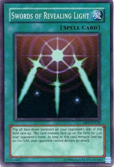 Swords of Revealing Light DB1-EN129 Yu-Gi-Oh card from Dark Beginning 1