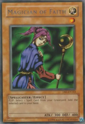 Magician of Faith DB1-EN163 Yu-Gi-Oh card from Dark Beginning 1