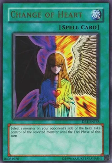 Change of Heart DB1-EN168 Yu-Gi-Oh card from Dark Beginning 1