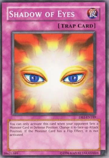 Shadow of Eyes DB1-EN189 Yu-Gi-Oh card from Dark Beginning 1