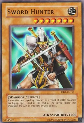 Sword Hunter DB1-EN191 Yu-Gi-Oh card from Dark Beginning 1