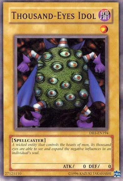 Thousand-Eyes Idol DB1-EN194 Yu-Gi-Oh card from Dark Beginning 1