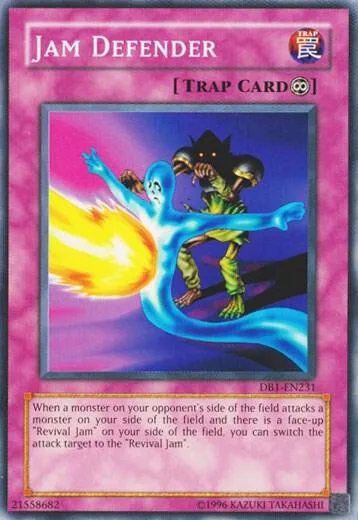 Jam Defender DB1-EN231 Yu-Gi-Oh card from Dark Beginning 1
