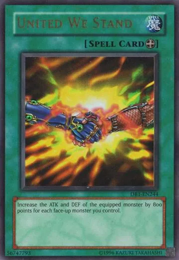 United We Stand DB1-EN244 Yu-Gi-Oh card from Dark Beginning 1